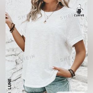 Shein Plus Raglan Sleeve Tee - NWOT